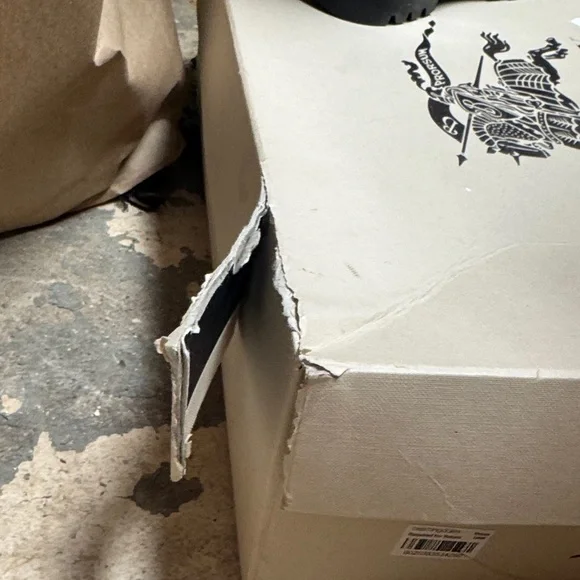 Burberry Beige and Black Checkered Boots - Picture 3 of 6